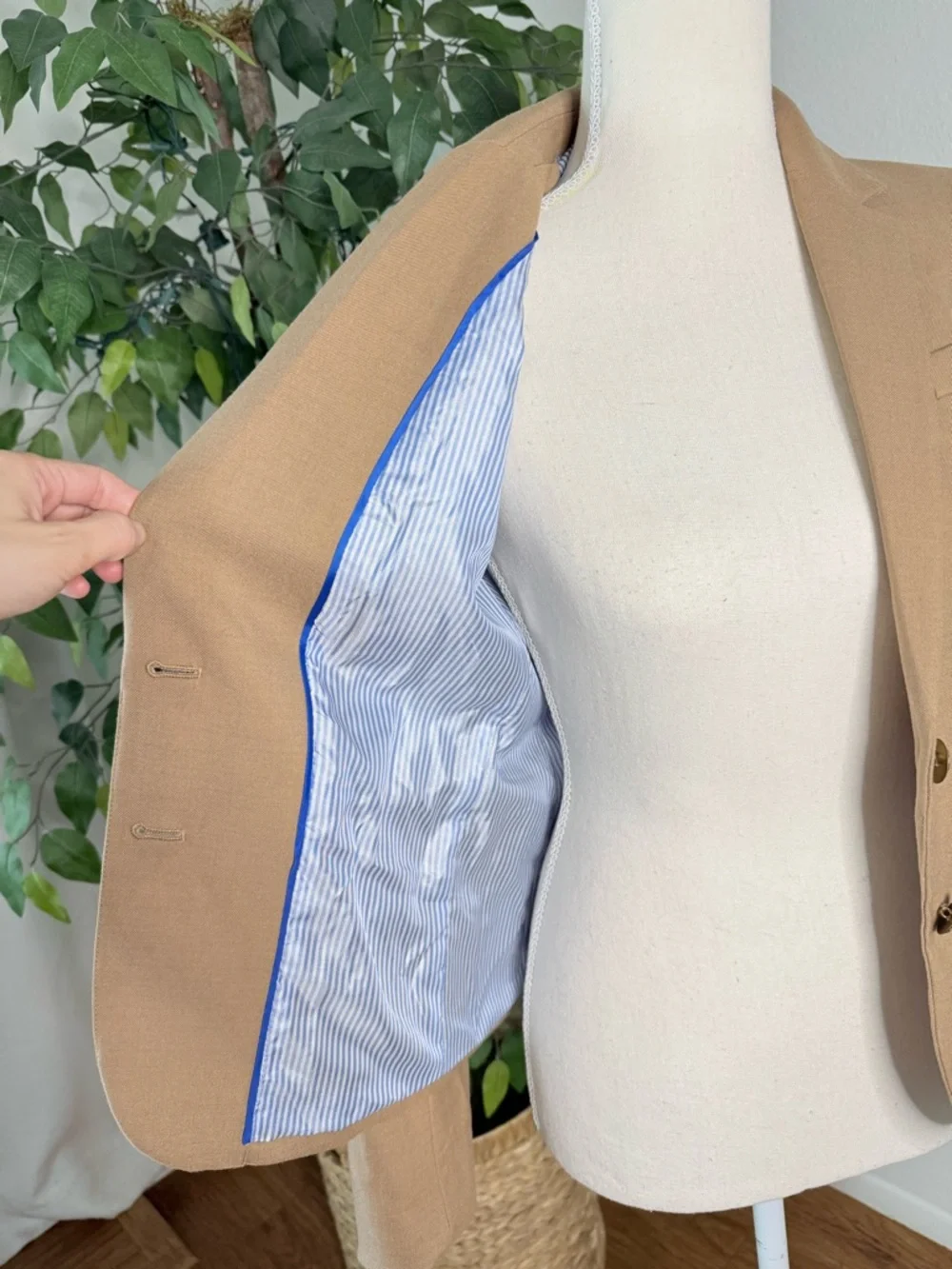 J.Crew Original Schoolboy Blazer Tan Size 00
